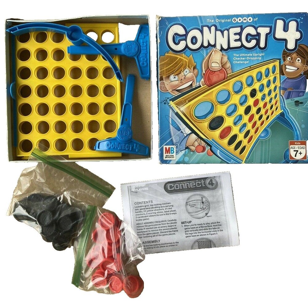 Milton Bradley Hasbro The Original Game of Connect 4 2006 Board Game Complete